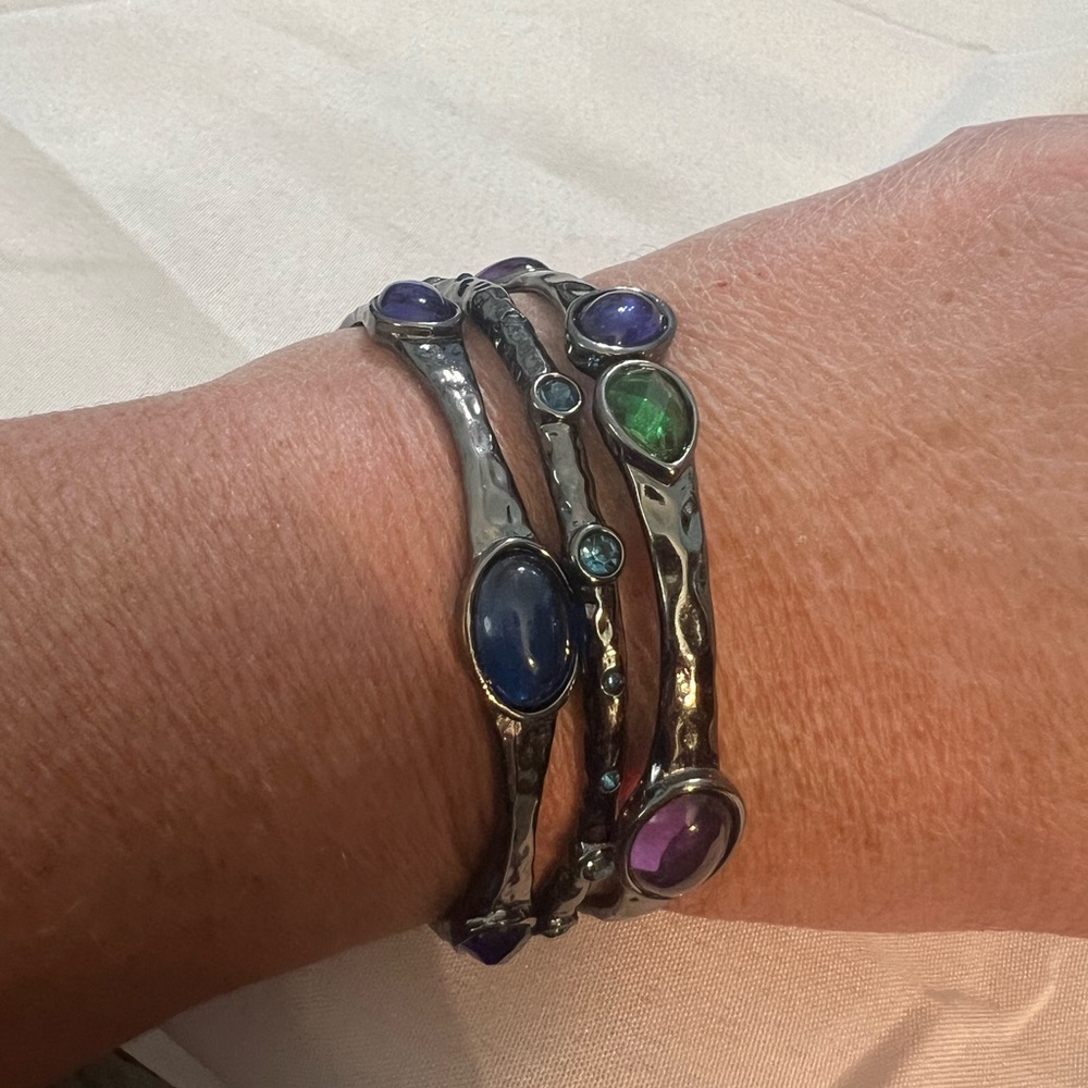 Four Bangle Bracelets - image 1